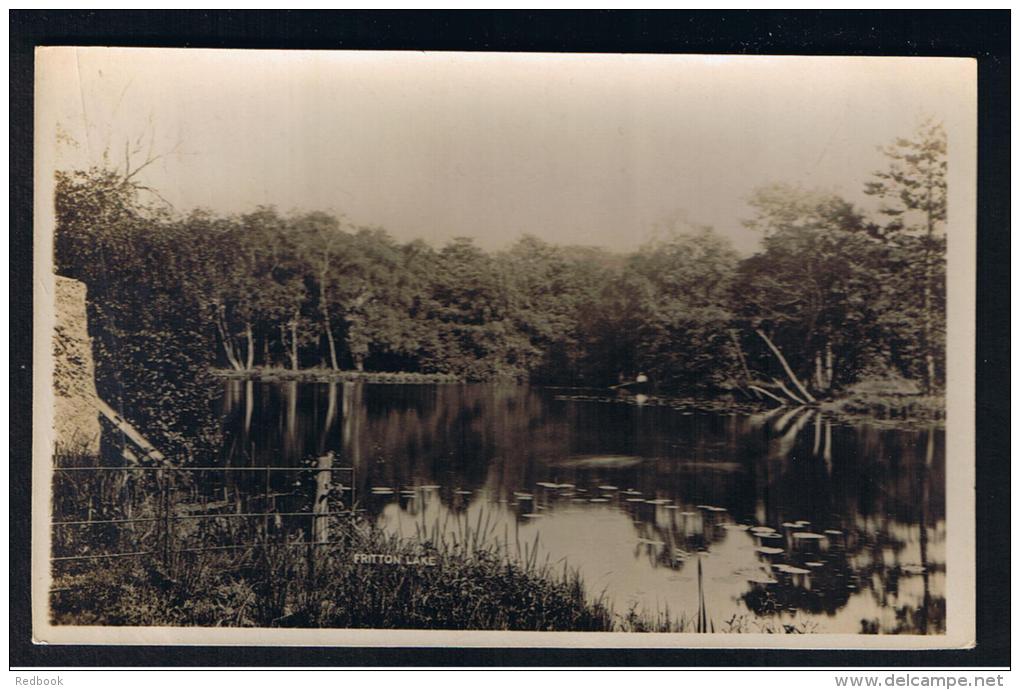 RB 944 - Early Real Photo Postcard - Fritton Lake Near Great Yarmouth Norfolk - Great Yarmouth