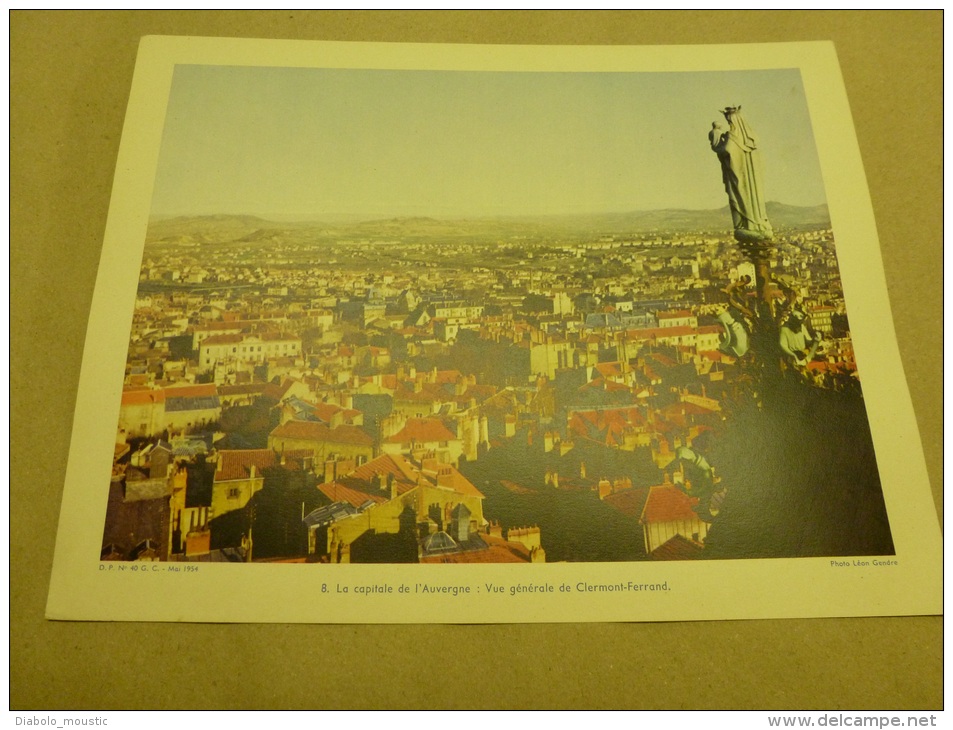 Photo Baranger En 1954  Grande Photographie En Couleurs (27cm X 21cm)  CLERMONT-FERRAND.... - Lieux