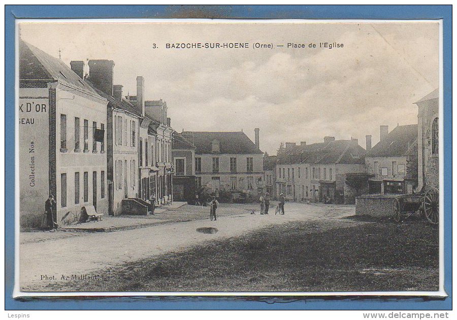 61 - BAZOCHES Sur HOENE -- Place De L'Eglise - Bazoches Sur Hoene