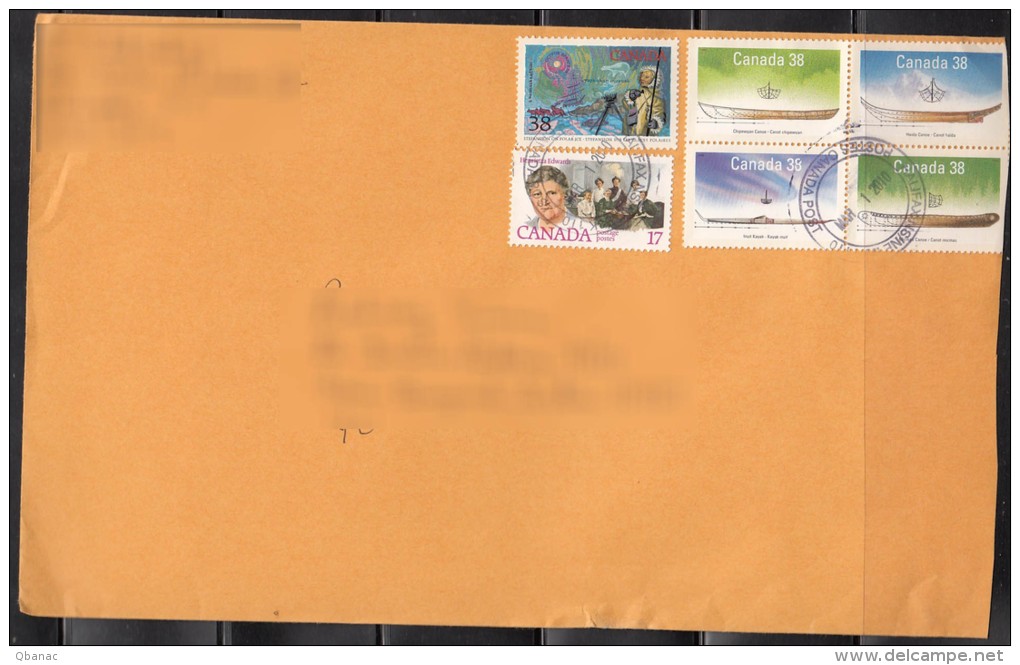 Canada Modern Cover To Serbia - Postgeschichte