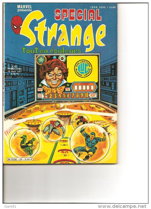 MARVEL,COMICS,SEMIC : SPECIAL STRANGE   N°  25 - Special Strange