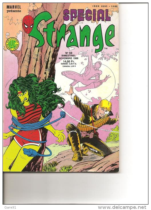 MARVEL,COMICS,SEMIC : SPECIAL STRANGE   N°  59 - Special Strange