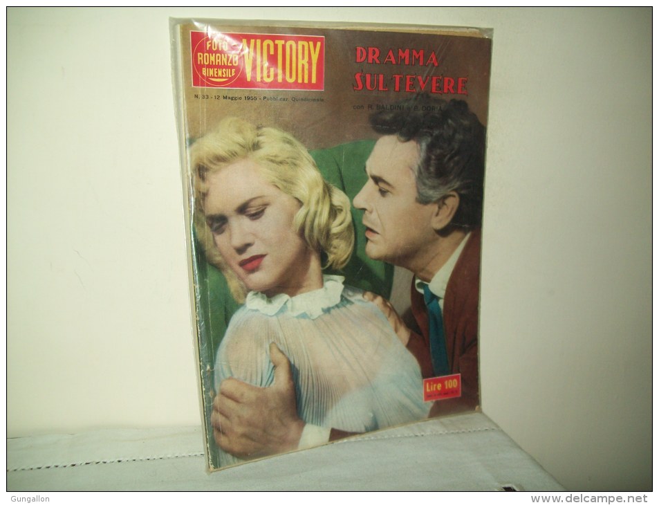 Victory "Fotoromanzo" (1955) N.33  "Dramma Sul Tevere" - Cinema