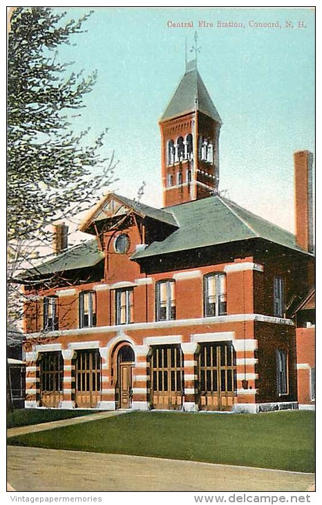 210771-New Hampshire, Concord, Central Fire Station - Concord