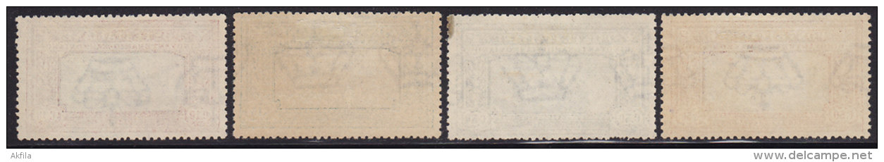 1850. Italy, 1923, Without Gum On Back ( 4 Values) - Neufs