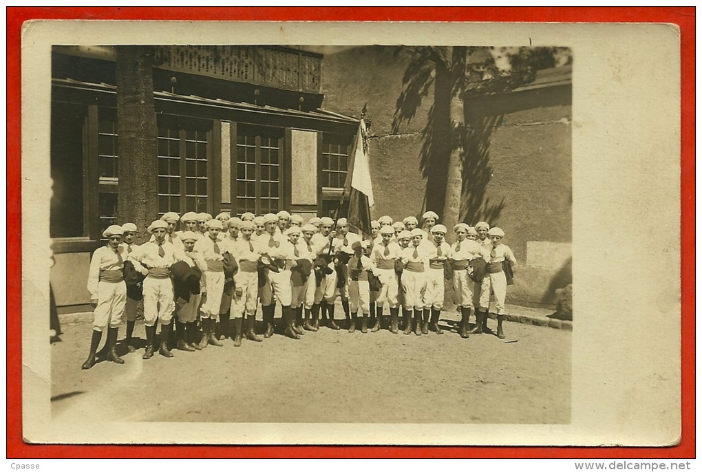 CPA CARTE PHOTO - Société De Gymnastique à Localiser - Gymnastique