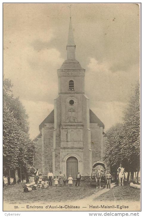 AUXI-LE-CHATEAU (env.de) - HAUT-MAISNIL - Eglise - Belle Animation - Auxi Le Chateau