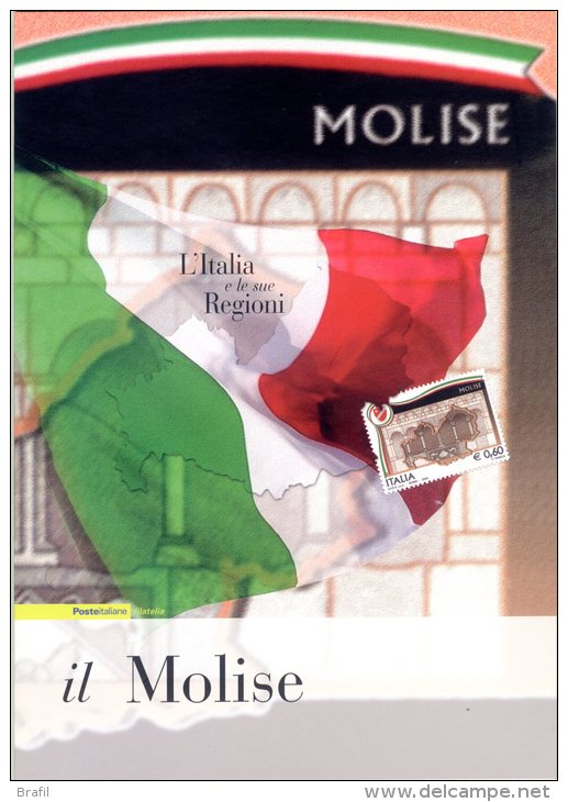 2008 Italia, Folder Turistica Molise, AL FACCIALE - Pochettes