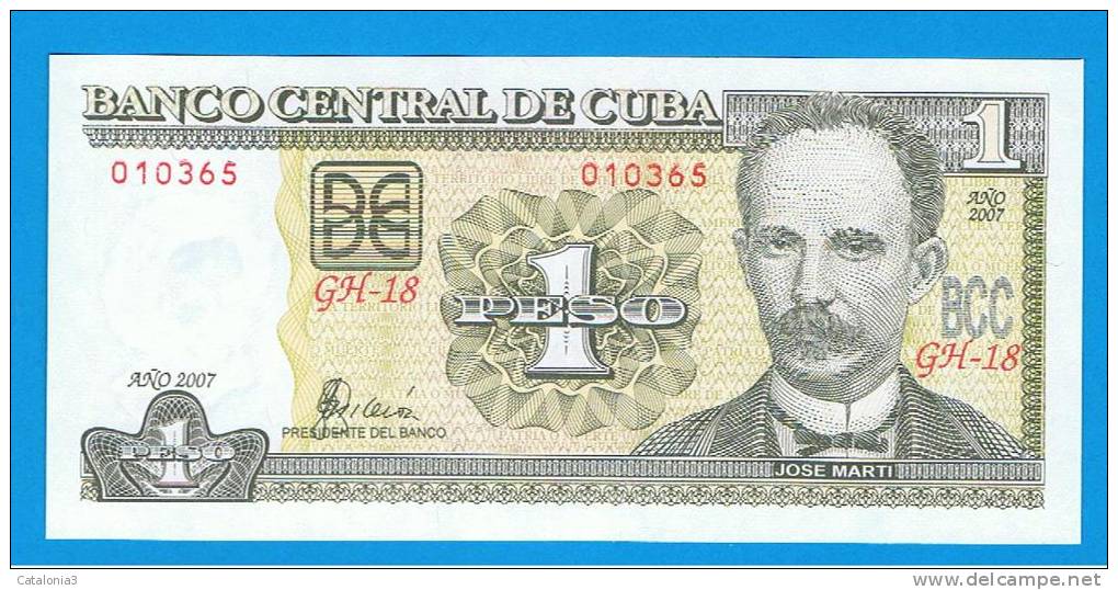 CUBA - 1 Peso  2008 SC  P-128 - Kuba