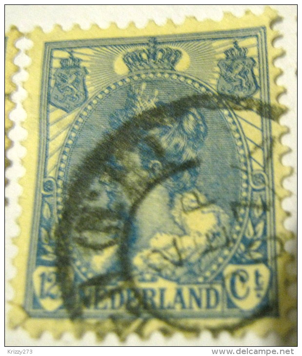 Netherlands 1898 Queen Wilhelmina 12.5c - Used - Used Stamps