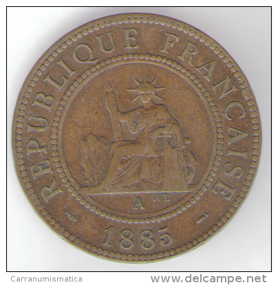 INDOCHINE FRANCAISE POIDS 10 GR 1 CENTESIMO 1885 REPUBLIQUE FRANCAISE - Altri & Non Classificati