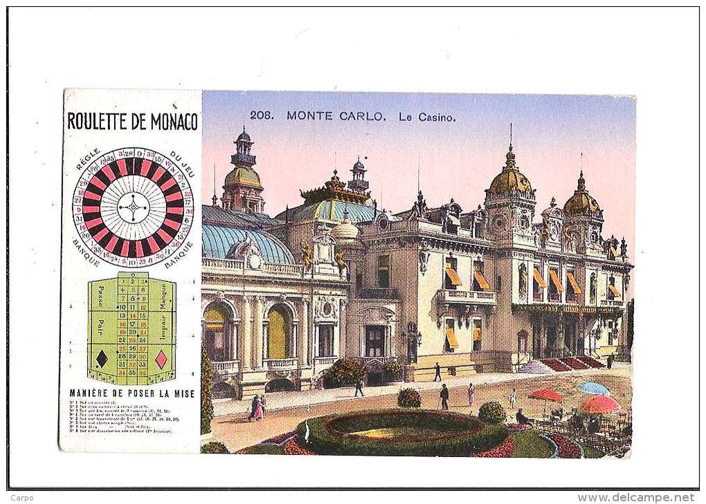 MONTE CARLO. - Le Casino. Roulette De Monaco. - Casino