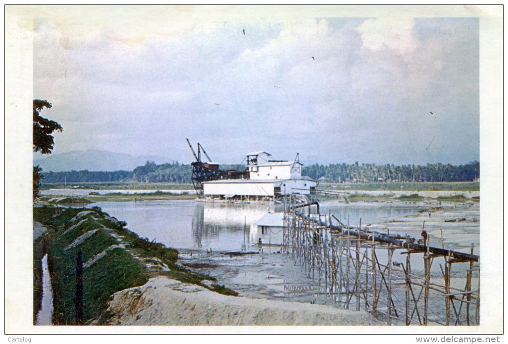 Tin Dredge. Malaya - Malesia