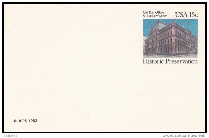 United States 1982, Postal Stationery - 1981-00