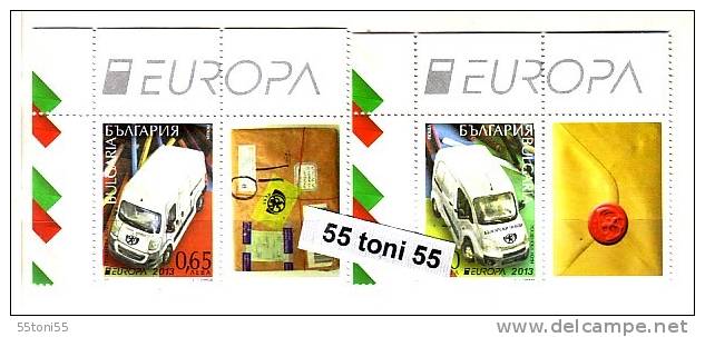 BULGARIA / Bulgarie 2013, Europa / CEPT     2v.-MNH + Vignette - 2013