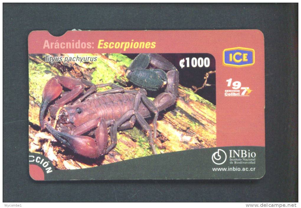 COSTA RICA  -  Remote Phonecard As Scan - Costa Rica