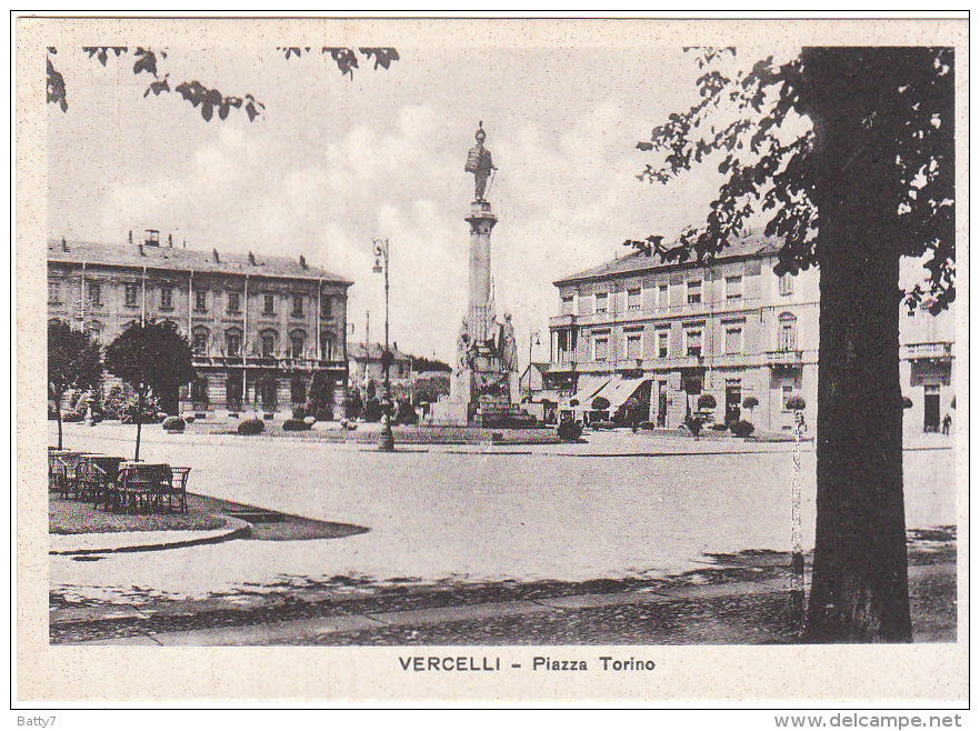 CARTOLINA NUOVA  VERCELLI - PIAZZA TORINO - Vercelli