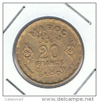 MARRUECOS - MOROCCO -  20 Francs   1371  #50 - Marruecos