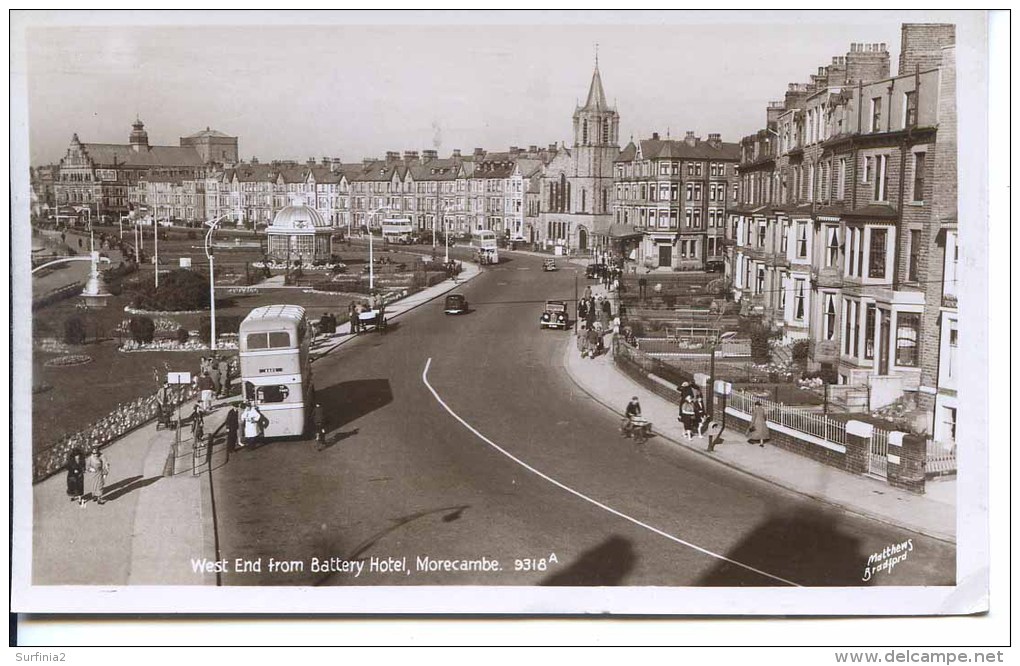 LANCS - MORECAMBE - WEST END FROM BATTERY HOTEL RP La2094 - Autres & Non Classés