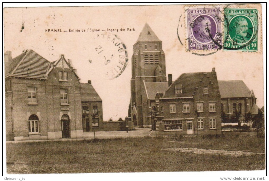 Kemmel; Entrée De L'Eglise, Ingang Der Kerk (pk12209) - Heuvelland