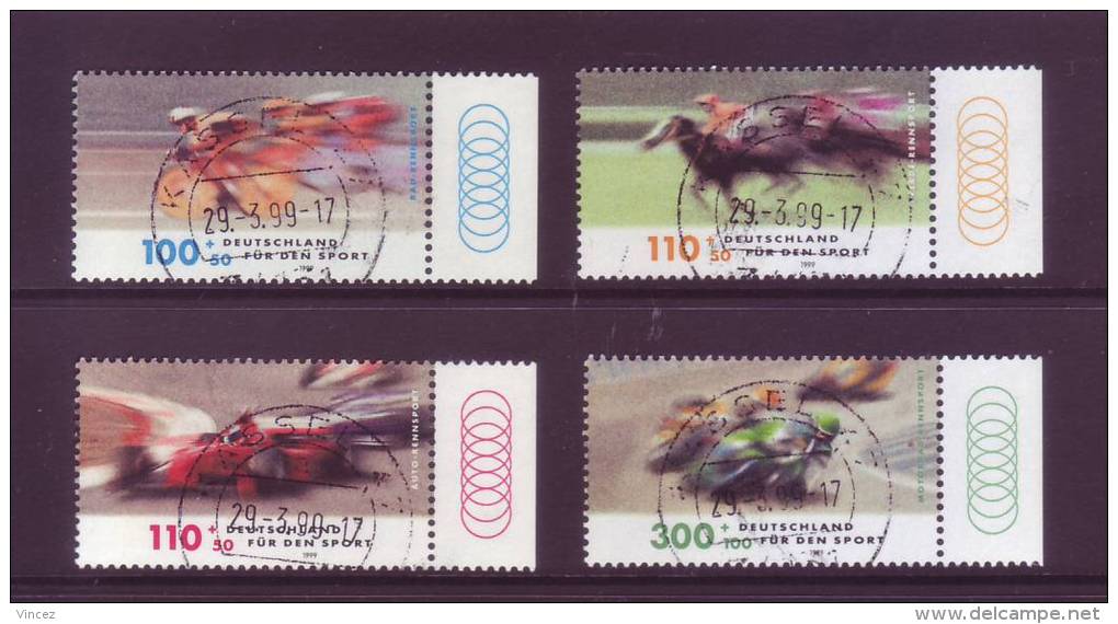 Germania 1999 - Sport, 4v. Annullo Leggero E Rotondo - Used Stamps