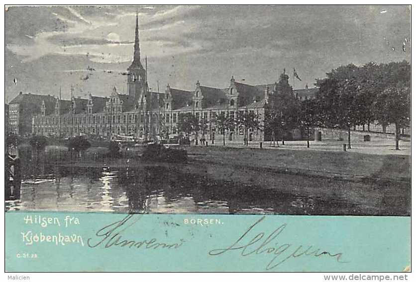 Pays Divers -danemark - Ref 693  - Cjobenhavn - Copenhague -  Carte  Bon état - - Danemark