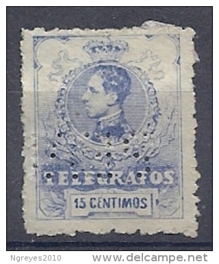 130605625  ESPAÑA  EDIFIL  Nº  53 PERFORATED (CAT 61€) - Télégraphe