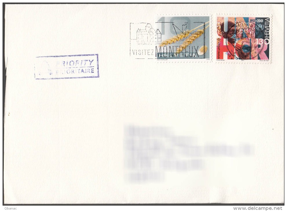 Switzerland Cover To Serbia - Covers & Documents