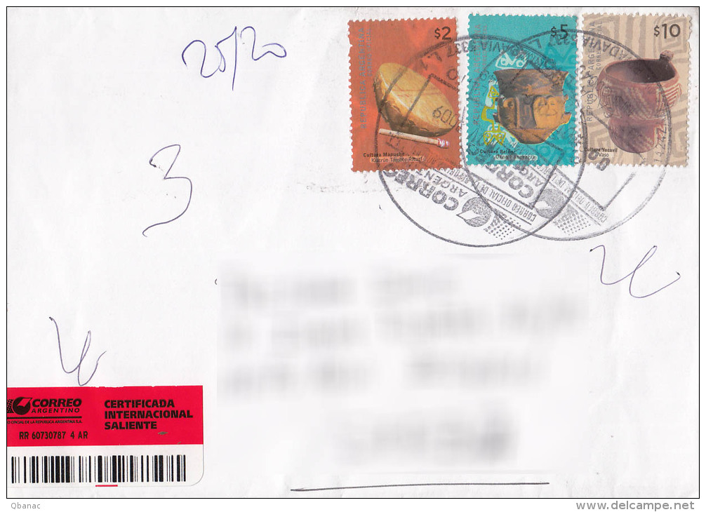 Argentina Cover To Serbia - Covers & Documents