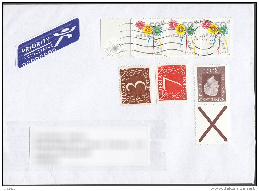 Nederland Cover To Serbia - Storia Postale