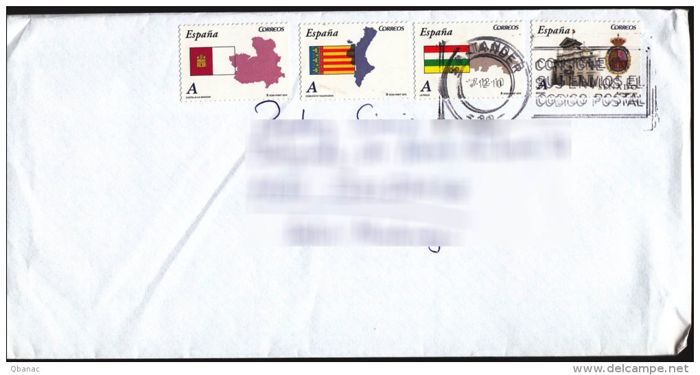 Spain Cover To Serbia - Lettres & Documents