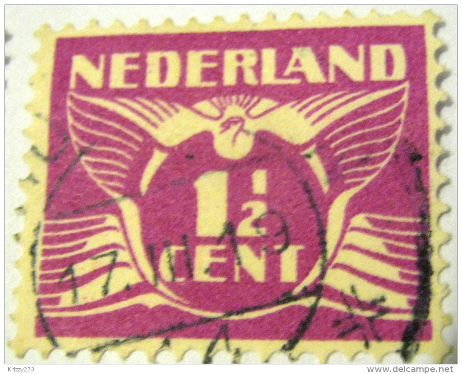 Netherlands 1924 Carrier Pigeon 1.5c - Used - Used Stamps