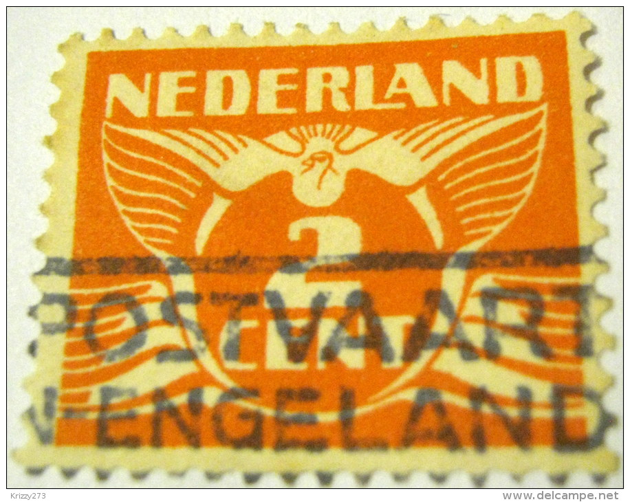 Netherlands 1924 Carrier Pigeon 2c - Used - Used Stamps