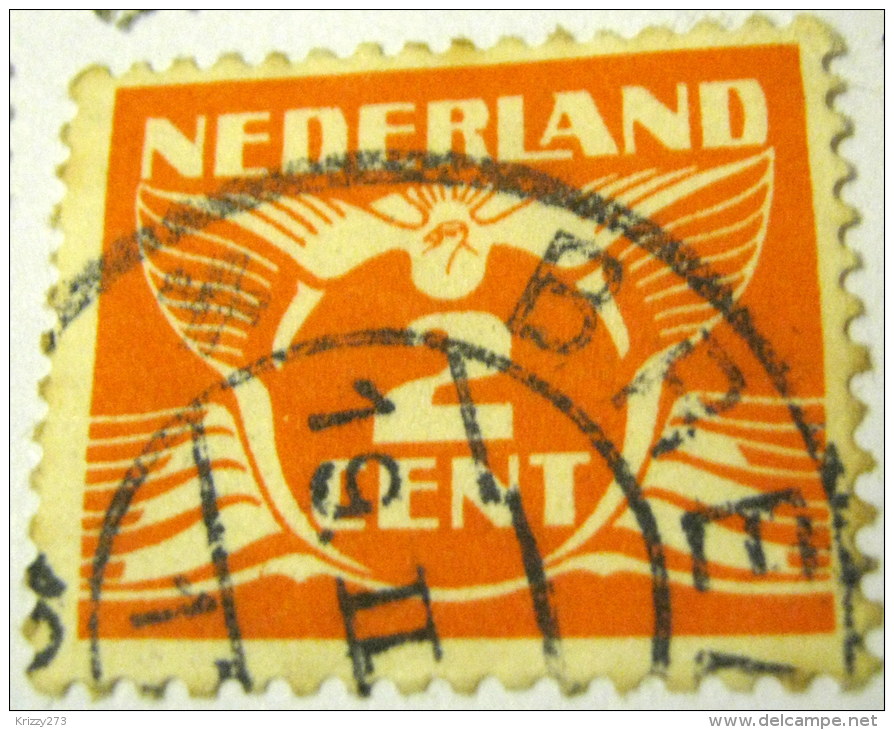 Netherlands 1924 Carrier Pigeon 2c - Used - Used Stamps