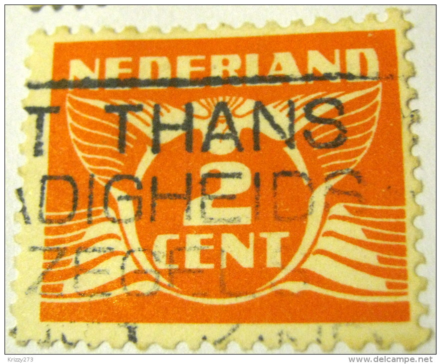 Netherlands 1924 Carrier Pigeon 2c - Used - Used Stamps