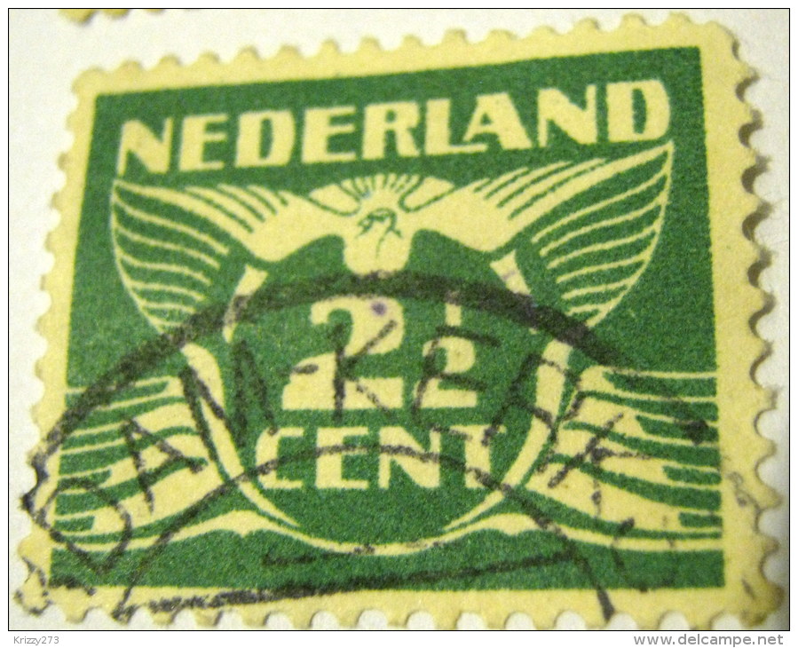 Netherlands 1924 Carrier Pigeon 2.5c - Used - Used Stamps