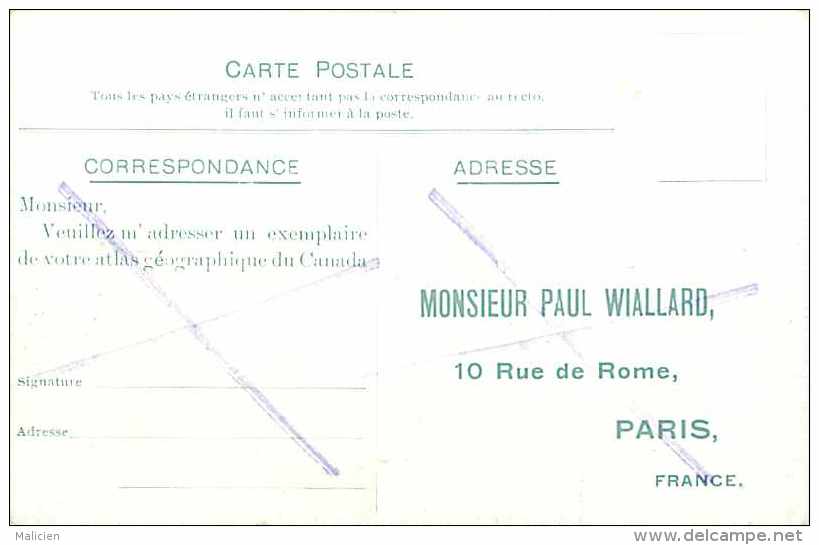 Pays Divers - Canada -ref 648-culture Des Fruits  -publicité Au Verso Pur Atlas Du Canada- Carte Bon état - - Non Classés