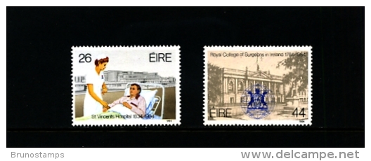 IRELAND/EIRE - 1984  ST. VINCENT HOSPITAL-ROYAL COLLEGE OF SURGEONS SET  MINT NH - Ungebraucht