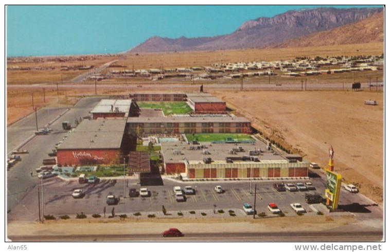 Route 66, Albuquerque NM New Mexico, Holiday Inn Motel, Lodging, 1960s Vintage Postcard - Route ''66'