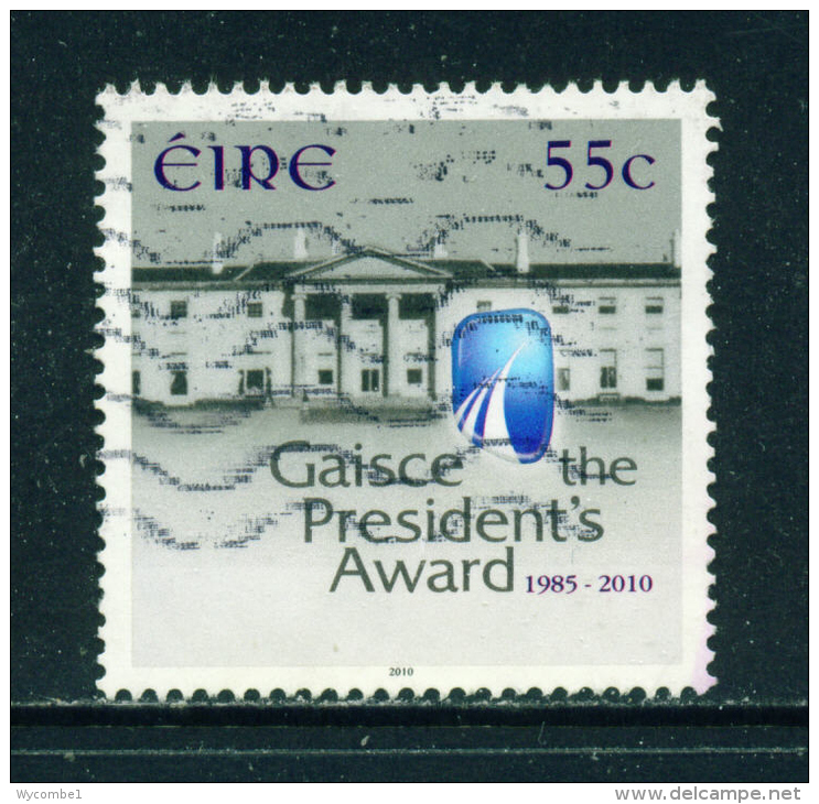 IRELAND - 2010 The Presidents Award 55c Used As Scan - Gebruikt