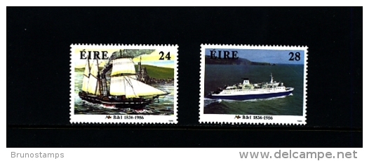 IRELAND/EIRE - 1986  STEAM PACKET COMPANY  SET  MINT NH - Unused Stamps