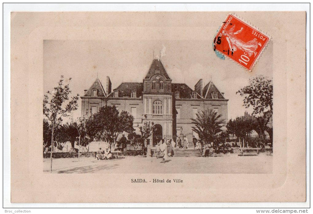 Saïda, Hôtel De Ville, éd. N. Motz - Saïda