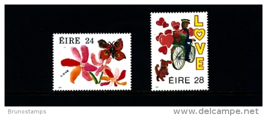 IRELAND/EIRE - 1987  GREETING STAMPS  SET  MINT NH - Unused Stamps