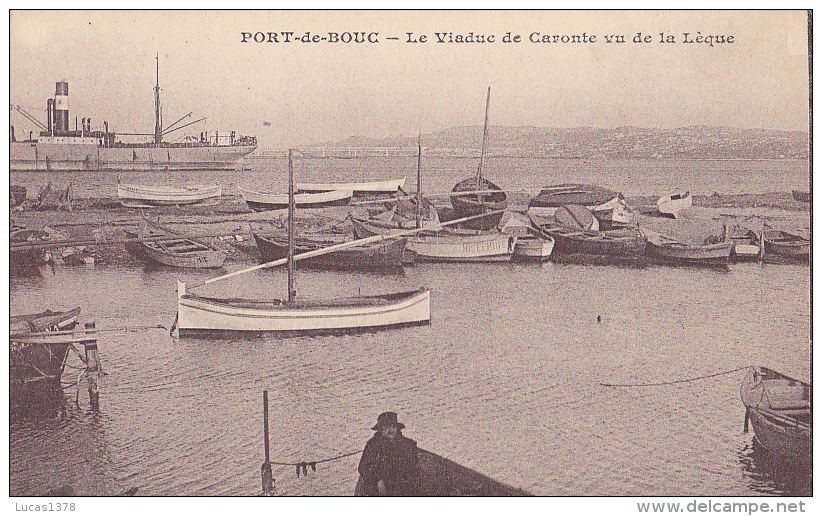 13 / PORT DE BOUC / LE VIADUC DE CARONTE VU DE LA LEQUE / ANIMEE / SI SI EN BAS !  / EDIT TARDY - Otros & Sin Clasificación