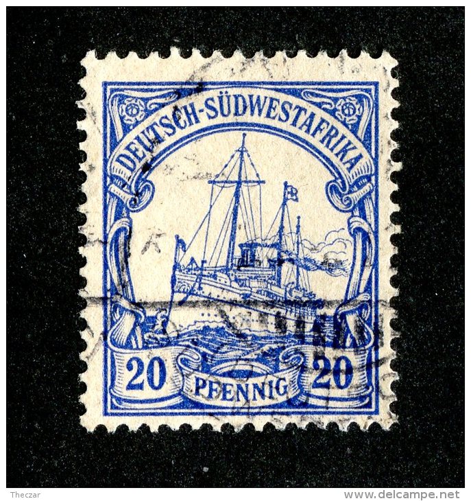 (1496)  S.W.A. 1901  Mi.14  (o)  Catalogue  € 1.80 - German South West Africa