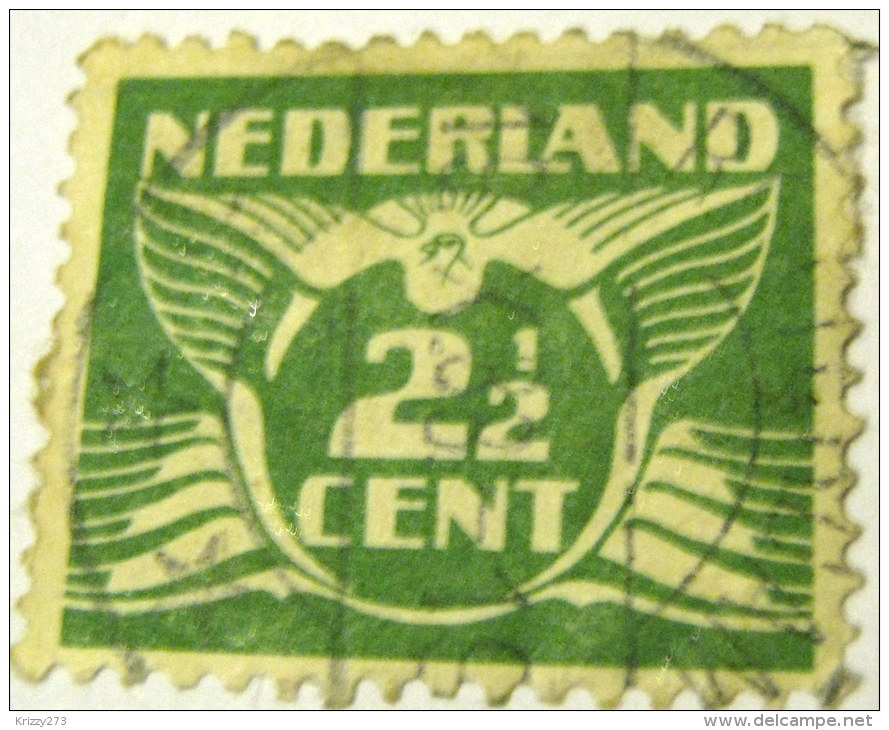 Netherlands 1924 Carrier Pigeon 2.5c - Used - Used Stamps