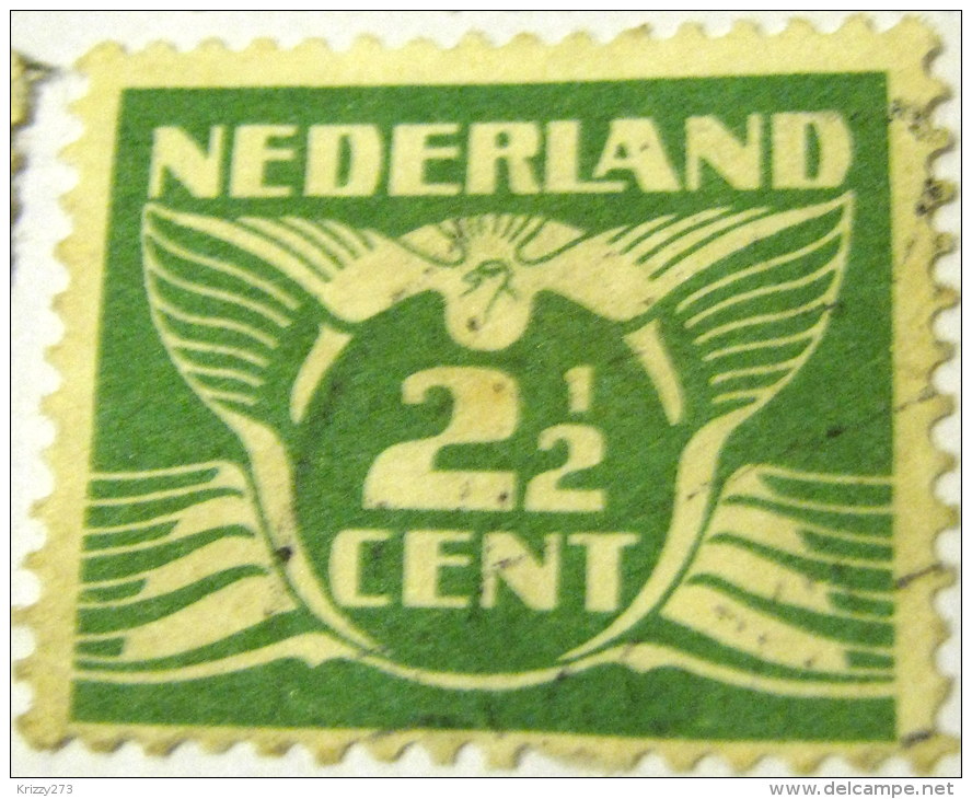 Netherlands 1924 Carrier Pigeon 2.5c - Used - Used Stamps