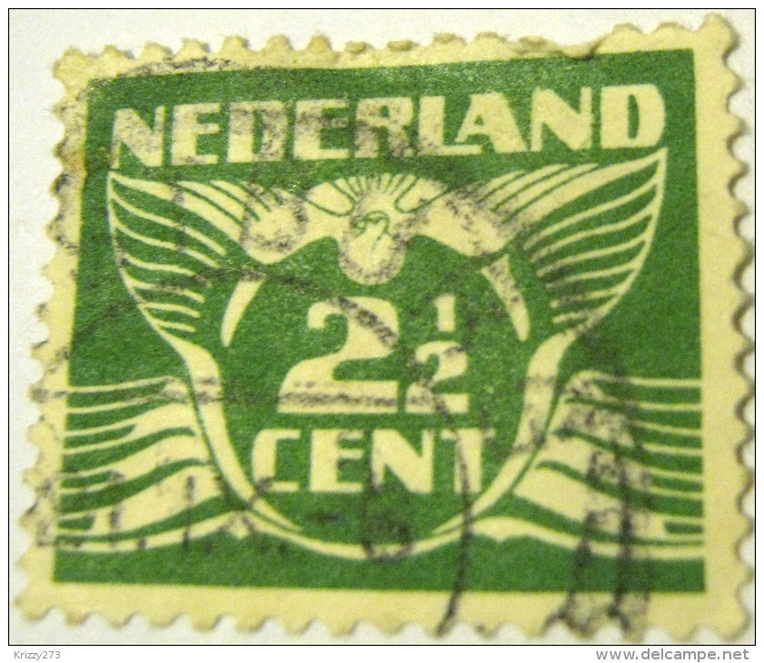 Netherlands 1924 Carrier Pigeon 2.5c - Used - Used Stamps