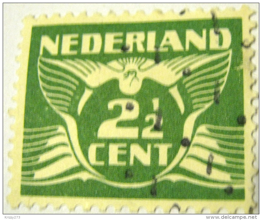 Netherlands 1924 Carrier Pigeon 2.5c - Used - Used Stamps