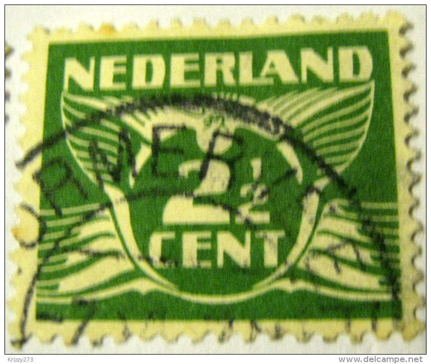 Netherlands 1924 Carrier Pigeon 2.5c - Used - Used Stamps